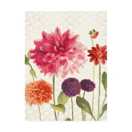 Trademark Fine Art Danhui Nai 'Watercolor Floral V' Canvas Art, 18x24 WAP10876-C1824GG